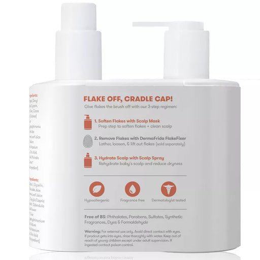 FRIDA BABY FLAKEFIXER CRADLE CAP SCALP SPRAY + SCALP MASK DUO - 5 FL OZ/2PC