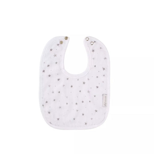 3PK TERRY/MUSLIN GREY BIBS