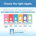 DR. BROWN`S NARROW BABY BOTTLE SILICONE NIPPLE - 2PK BPA-FREE, VENT-FREE BOTTLE ACCESORIES DR BROWNS