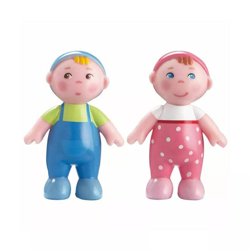 HABA - LITTLE FRIENDS BABIES MARIE AND MAX RATTLES HABA