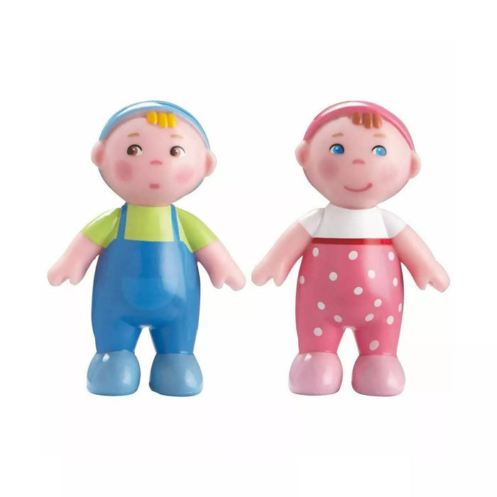 HABA - LITTLE FRIENDS BABIES MARIE AND MAX RATTLES HABA
