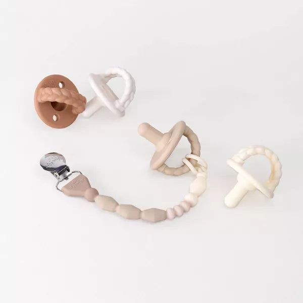 ITZY RITZY SWEETIE STRAP PLUS BEADED PACIFIER CLIP PACI CLIP ITZY RITZY