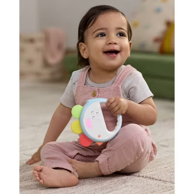 SKIP HOP FEELING CLUCKY 3-IN-1 TAMBOURINE TOY TEETHERS SKIP HOP