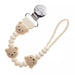 ITZY RITZY SWEETIE PACI STRAP PLUS . BEAR PACI CLIP ITZY RITZY