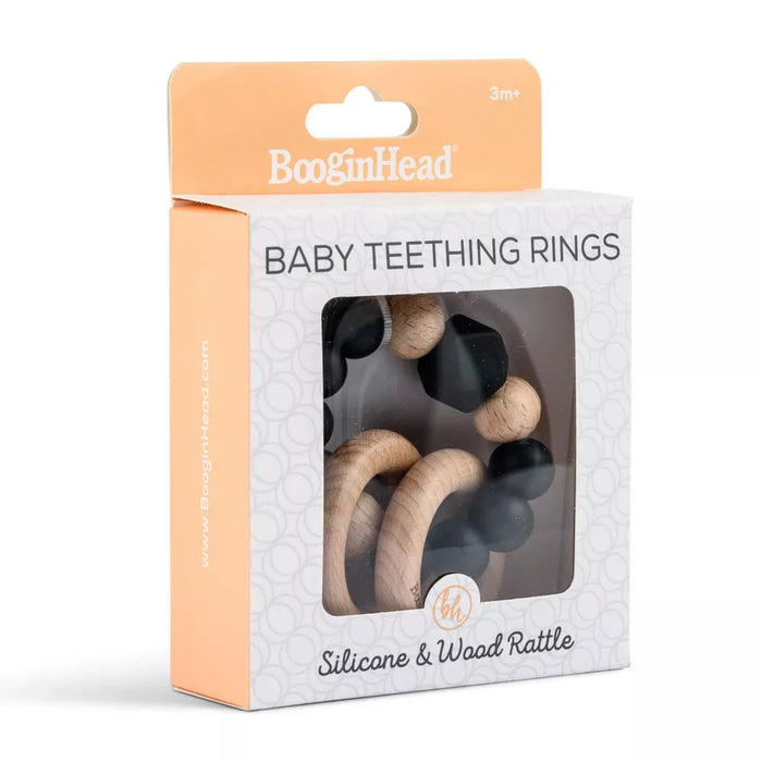 BABY TEETHING RINGS BLACK