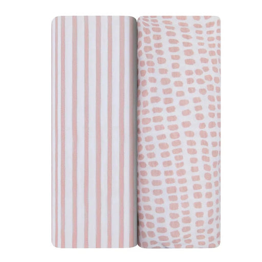 CHANGING PAD COVER 2PK PINK SPLASH