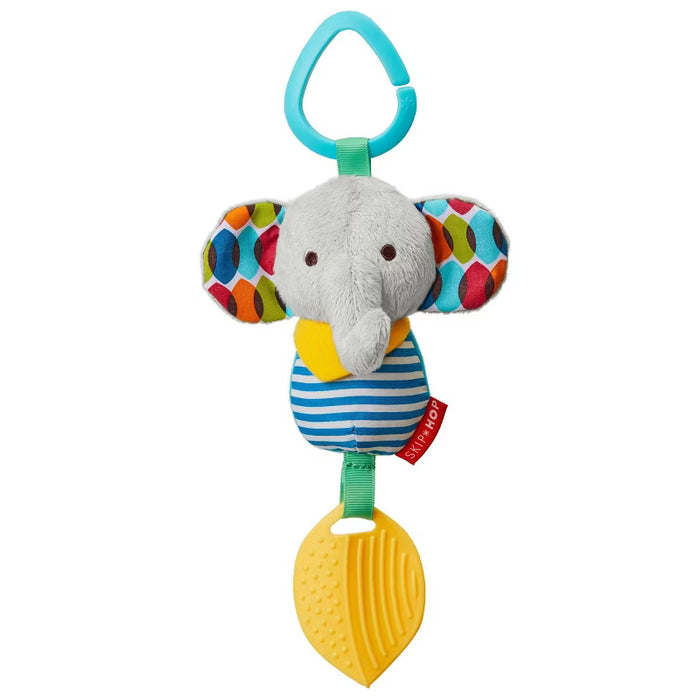 SKIP HOP BANDANA BUDDIES CHIME & TEETHER TOY - ELEPHANT