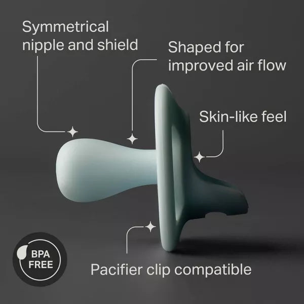 TOMMEE TIPPEE ULTRALIGHT STAY PUT SILICONE PACIFIER 0-6M - 2PK PACIFIER TOMMEE TIPPEE