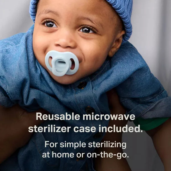 TOMMEE TIPPEE ULTRALIGHT STAY PUT SILICONE PACIFIER 0-6M - 2PK PACIFIER TOMMEE TIPPEE