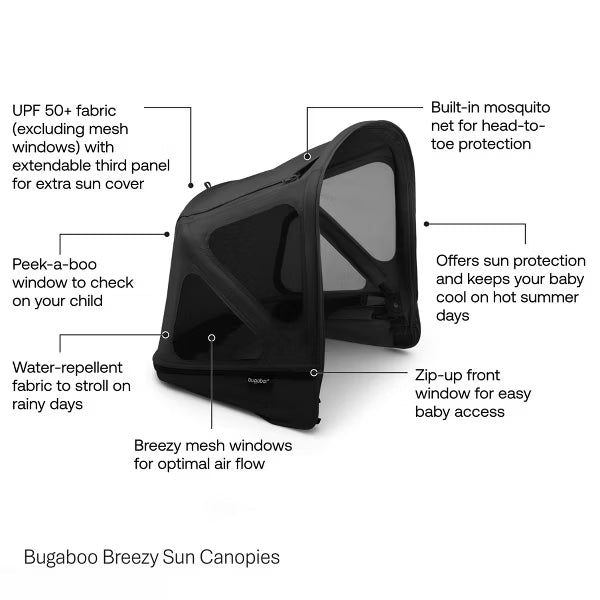 BUGABOO DRAGONFLY BREEZY SUN CANOPY ACCESORIE BUGABOO