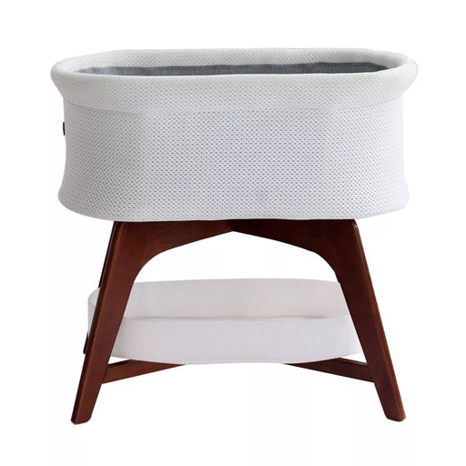 TRUBLISS EVI SMART BASSINET WHITE/WALNUT