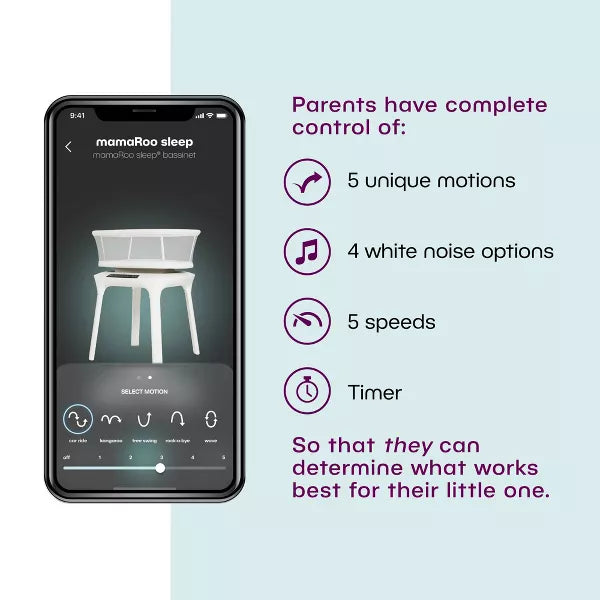 4MOMS MAMAROO SLEEP BASSINET NURSERY 4MOMS