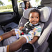 COSCO KIDS` ENTRADA ALL-IN-ONE CAR SEAT, MACHINE WASHABLE, CUP HOLDER, BABY INSERT - SHADY DAY