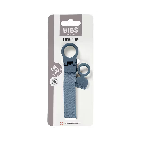 BIBS LOOP UNIVERSAL PACIFIER CLIP 0-24M PACI CLIP BIBS