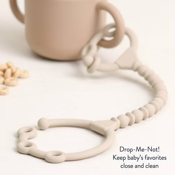 ITZY RITZY BEADED TOY STRAPS - 2PK: SILICONE, BPA-FREE, PACIFIER CLIPS