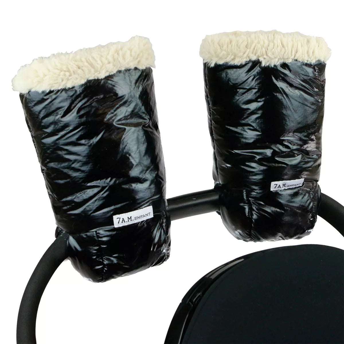 Chauffe-Mains Poussette LIONELO - Imperméable, Coupe-Vent - Fourrure Amovible - Taille Universelle