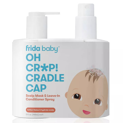 FRIDA BABY FLAKEFIXER CRADLE CAP SCALP SPRAY + SCALP MASK DUO - 5 FL OZ/2PC