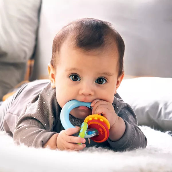 HABA - COLOR BURST SENSORY TEETHING TOY RATTLES HABA