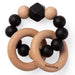 BABY TEETHING RINGS BLACK