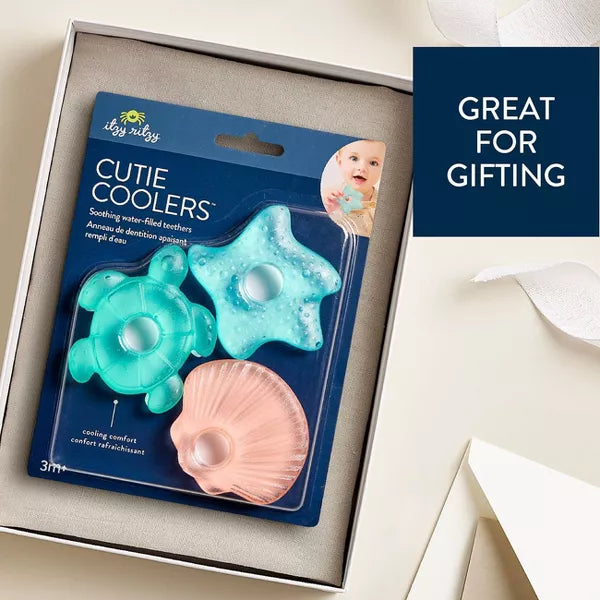 ITZY RITZY CUTIE COOLERS 3PK TEETHER SET TEETHERS ITZY RITZY