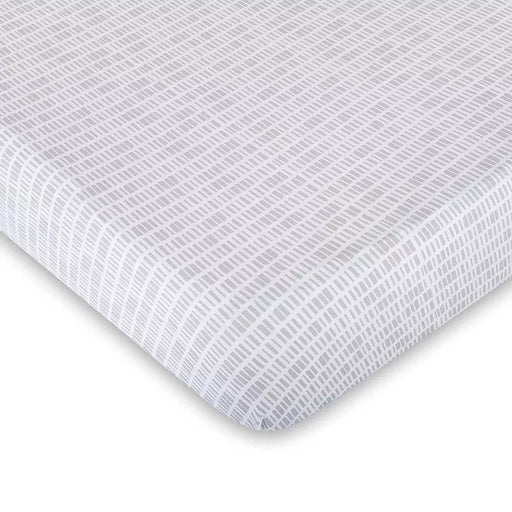 CRIB SHEET GREY BAMBOO