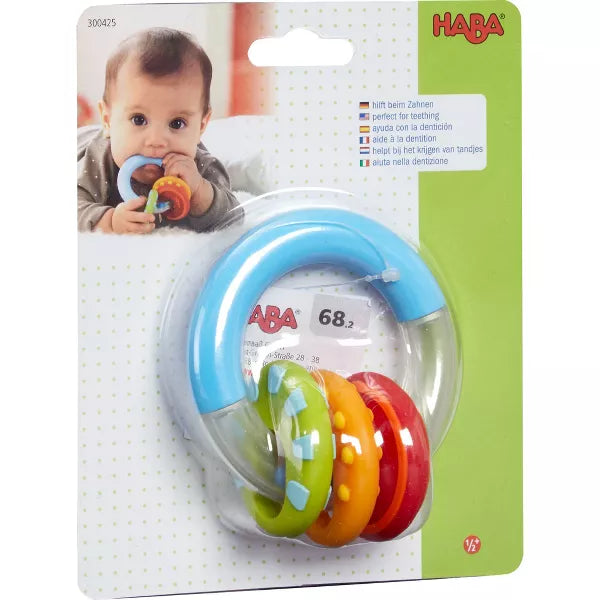 HABA - COLOR BURST SENSORY TEETHING TOY RATTLES HABA