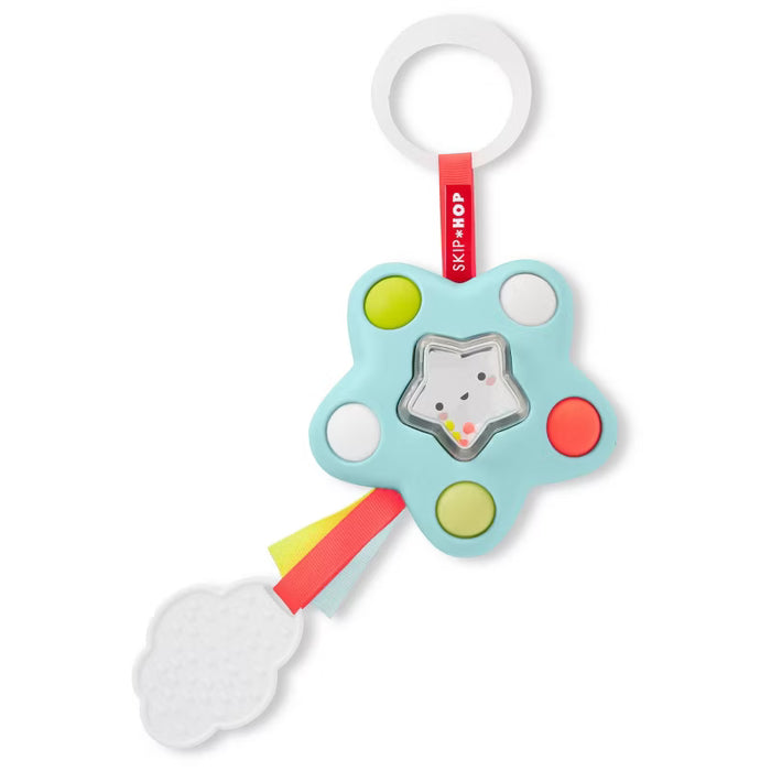 SKIP HOP SILVER LINING CLOUD POP STAR SENSORY TOY - STAR TEETHERS SKIP HOP