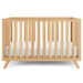 COMFY CUBS BABY CRIB FOR 0 TO 3 YEARS - ADJUSTABLE MATTRESS HEIGHT - 80 LBS CAPACITY NURSERY BED . NATURAL WOOD CRIB COMFY CUBS