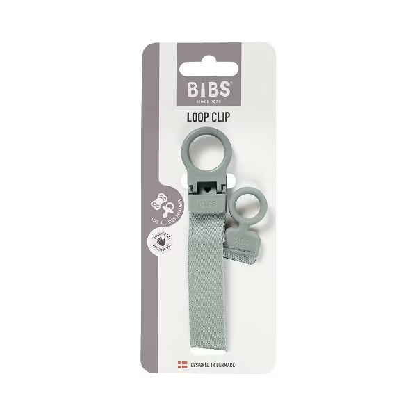 BIBS LOOP UNIVERSAL PACIFIER CLIP 0-24M PACI CLIP BIBS