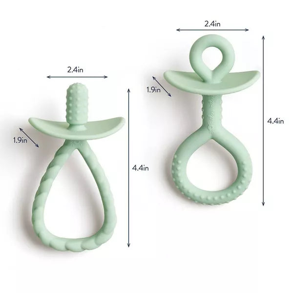 ITZY RITZY 2PK PRE-FEEDING TEETHER TOOLS TEETHERS ITZY RITZY