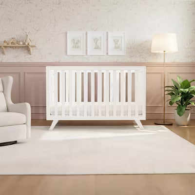 COMFY CUBS BABY CRIB FOR 0 TO 3 YEARS - ADJUSTABLE MATTRESS HEIGHT - 80 LBS CAPACITY NURSERY BED CRIB COMFY CUBS