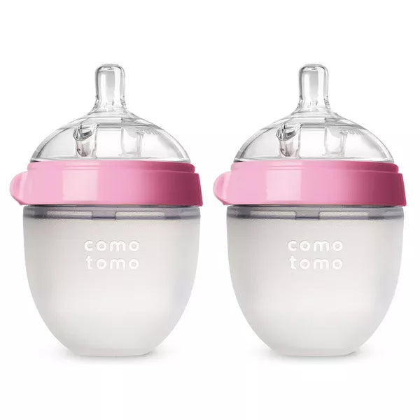 COMOTOMO SILICONE BABY BOTTLE 5OZ 2PK