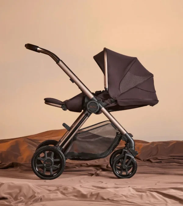 SILVER CROSS REEF 2 FULL SIZE STROLLER + FOLDING BASSINET - NEW STROLLER SILVER CROSS