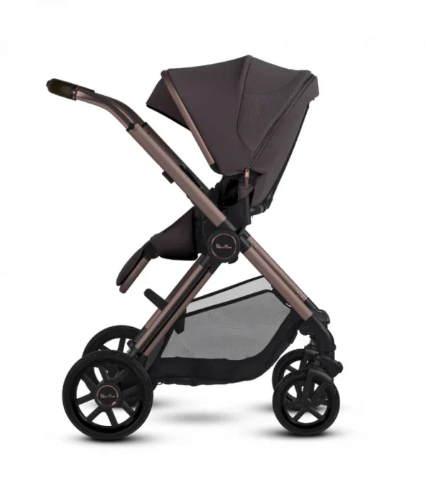SILVER CROSS REEF 2 FULL SIZE STROLLER + FOLDING BASSINET - NEW STROLLER SILVER CROSS