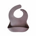 BABYLUXE BABY SILICONE BIBS WITH CRUMB CATCHER . DUSTY ROSE BIBS BABYLUXE