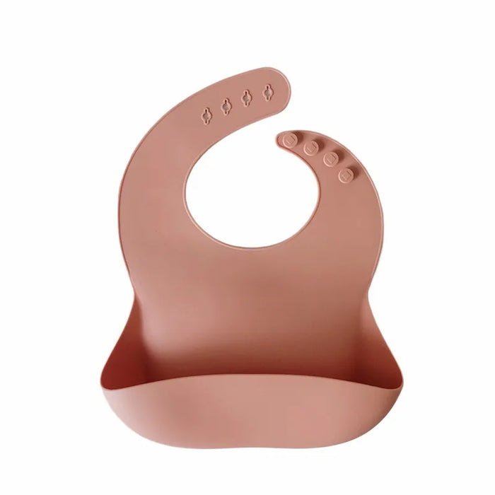 BABYLUXE BABY SILICONE BIBS WITH CRUMB CATCHER . MUTED BIBS BABYLUXE