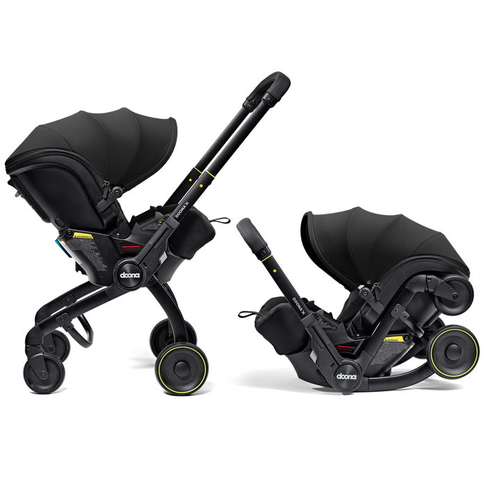 DOONA X INFANT CAR SEAT + LATCH BASE . NITRO BLACK CAR SEAT DOONA