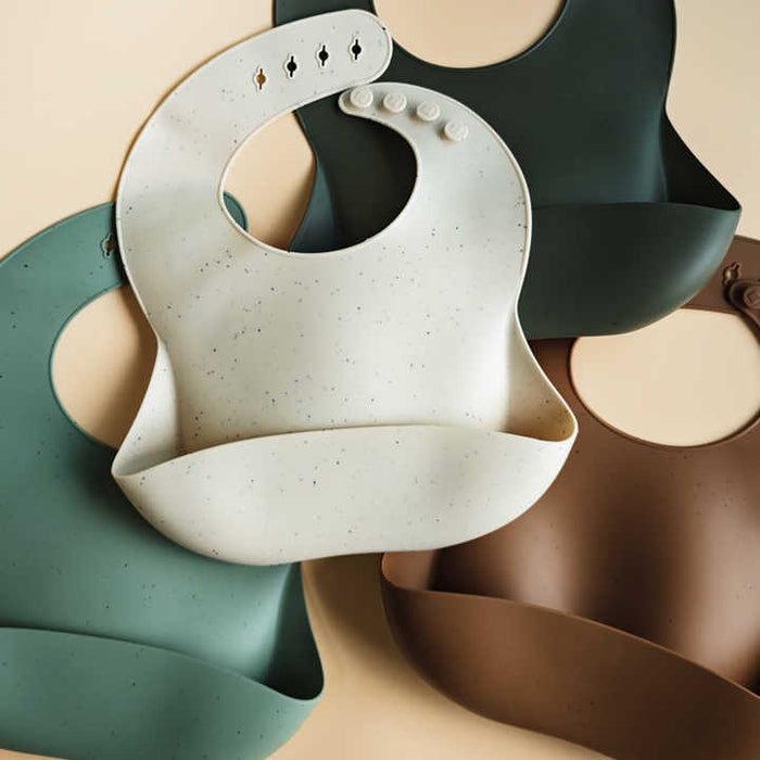 BABYLUXE BABY SILICONE BIBS WITH CRUMB CATCHER BIBS BABYLUXE