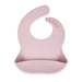 BABYLUXE BABY SILICONE BIBS WITH CRUMB CATCHER . PALE MAUVE BIBS BABYLUXE