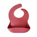 BABYLUXE BABY SILICONE BIBS WITH CRUMB CATCHER . WARM PINK BIBS BABYLUXE