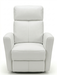LEATHER ITALIA INMAN LEATHER SWIVEL GLIDER RECLINER EFFICIENT SIZE CHAIR . WHITE ARCTIC GLIDER LEATHER ITALIA USA
