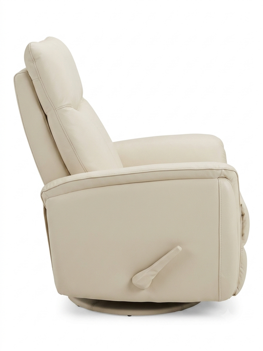 LEATHER ITALIA INMAN LEATHER SWIVEL GLIDER RECLINER EFFICIENT SIZE CHAIR GLIDER LEATHER ITALIA USA