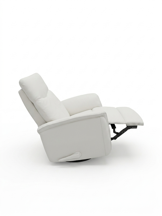 LEATHER ITALIA INMAN LEATHER SWIVEL GLIDER RECLINER EFFICIENT SIZE CHAIR GLIDER LEATHER ITALIA USA