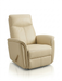 LEATHER ITALIA INMAN LEATHER SWIVEL GLIDER RECLINER EFFICIENT SIZE CHAIR . CREAM GLIDER LEATHER ITALIA USA