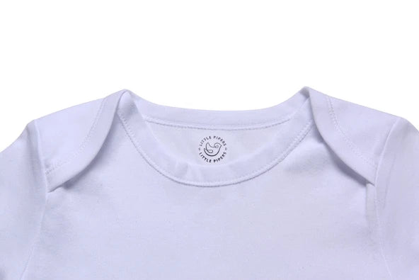 LITTLE PIPERS BODYSUIT SHORT SLEEVES NB - 3 PK UNDERSHIRTS LITTLE PIPERS