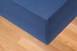 LITTLE PIPERS FITTED SHEET HEATHER BLUE FOR CRADLE - 18" X 36"