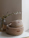 Basket Round with Jute Accent Set of 2 baskets Beige Storage & Organization Anzy Home