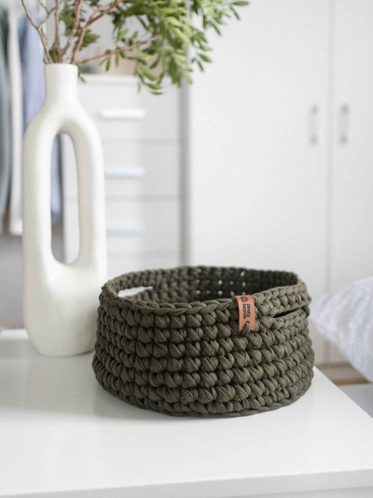 Round Soft Baskets with Handles