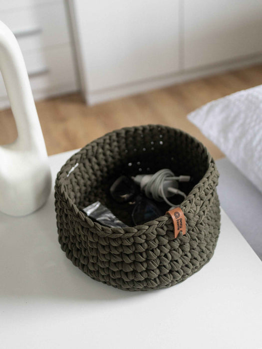 Round Soft Baskets with Handles