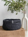 Round Soft Baskets with Handles Graphite Baskets Anzy Home